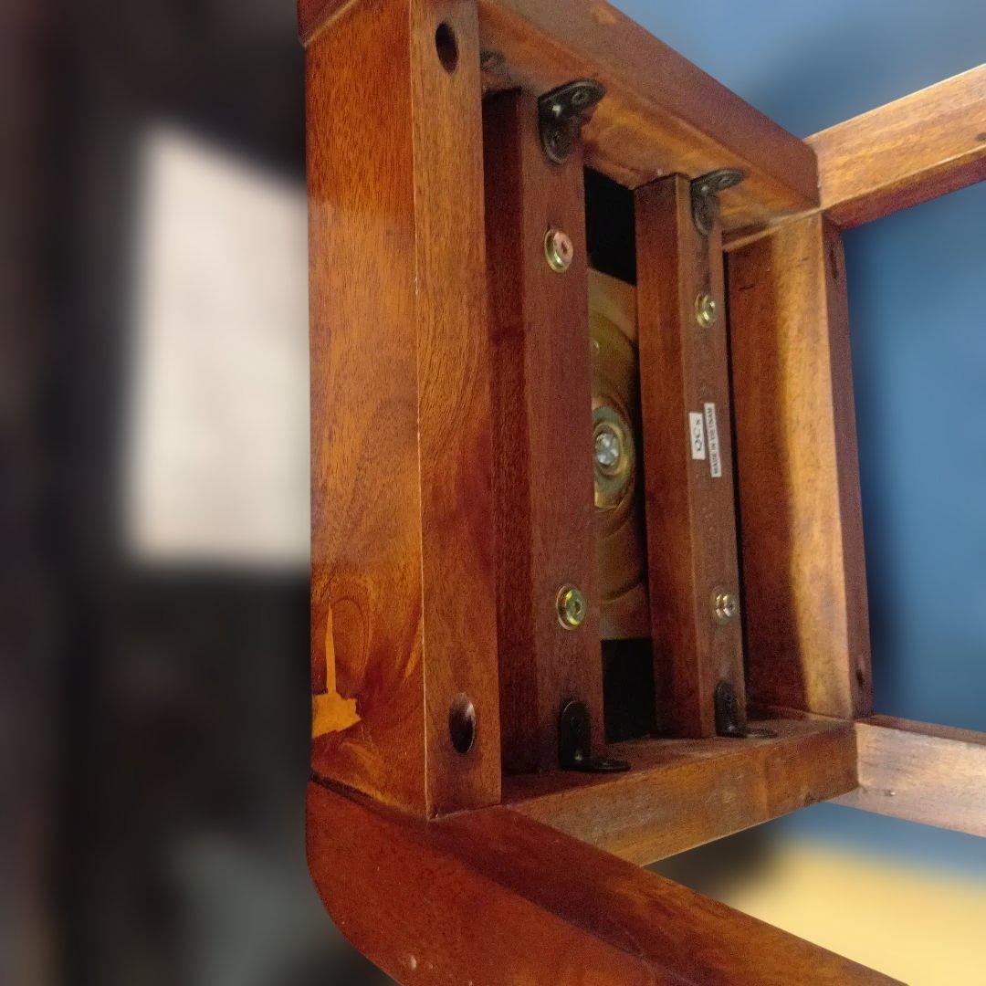 ヴィンテージ MORISHIGE PUレザー アンティーク回転チェア③