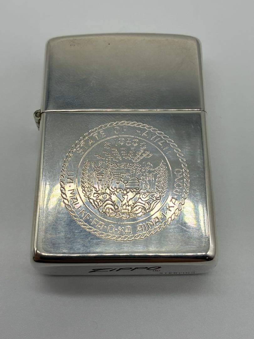 ZIPPO スターリングシルバー ハワイ州紋章 1959 記念モデル レア