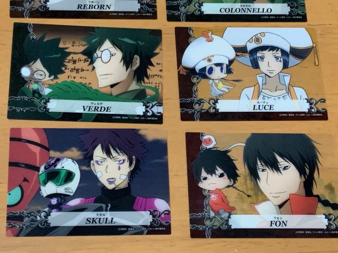 REBORN! おしゃぶりマスコット&クリアカ－ド&シ－ル　3点セット