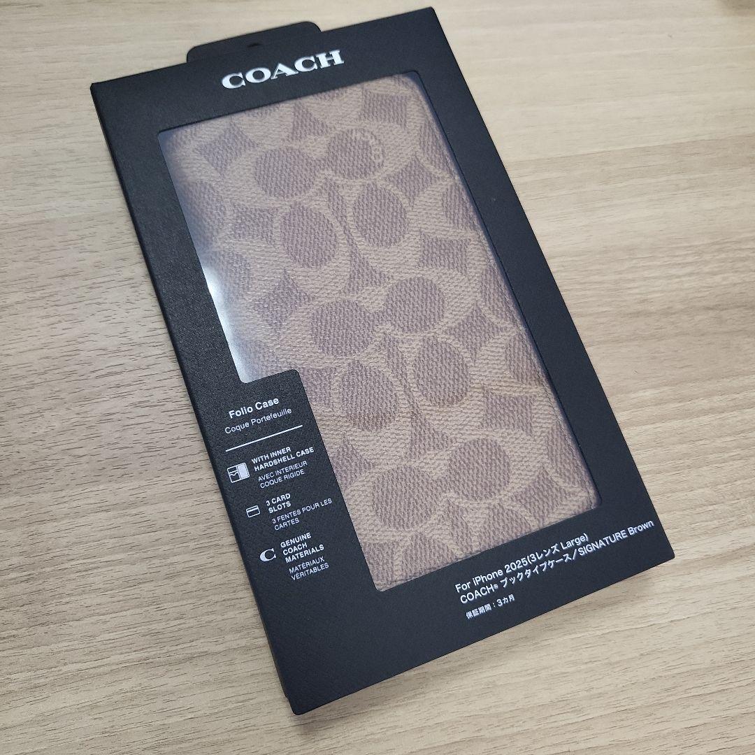 iPhone17ProMax COACH（R）ブックタイプケース｜iPhone17ProMax COACH
