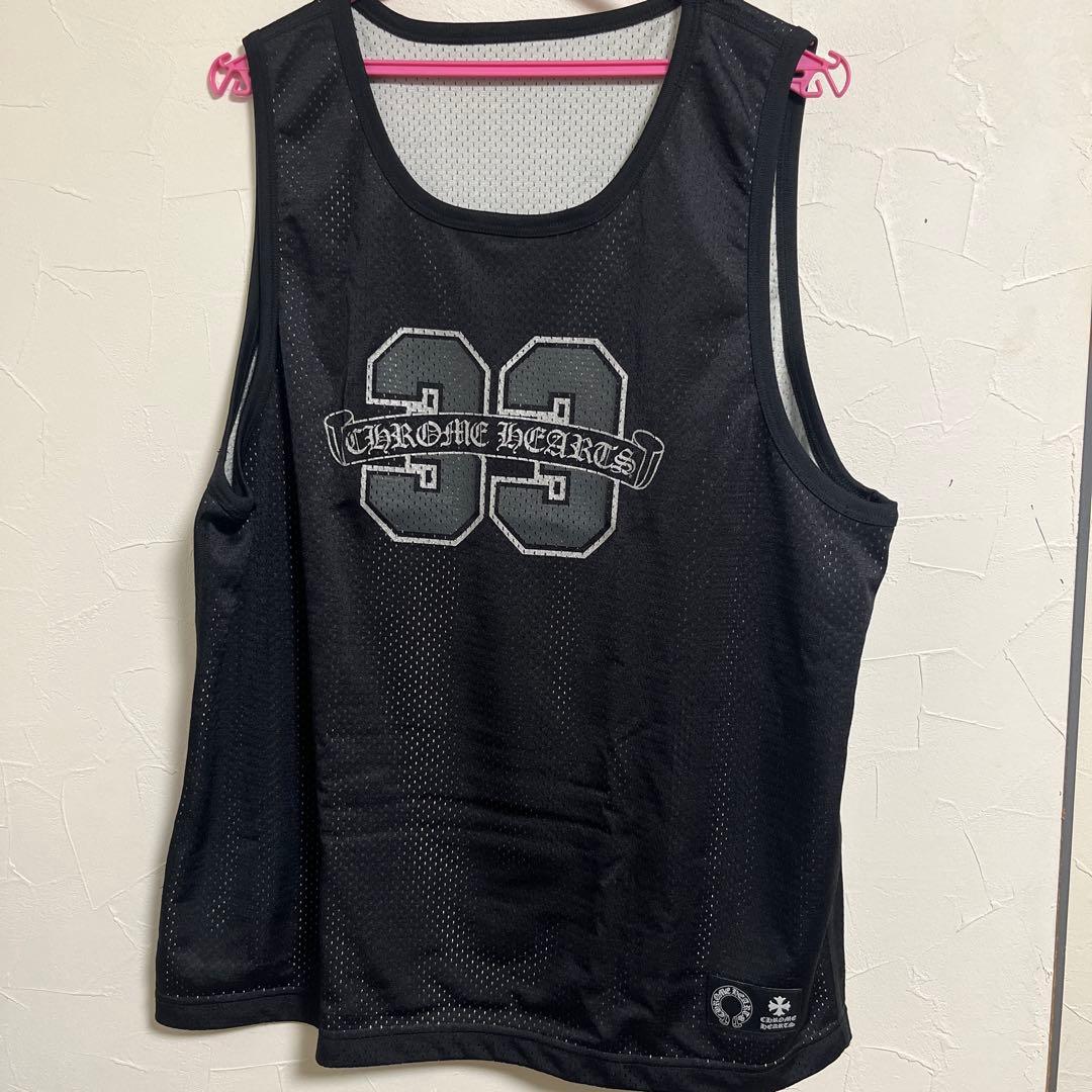 新品Chrome Hearts メッシュジャージタンクトップ ブラック