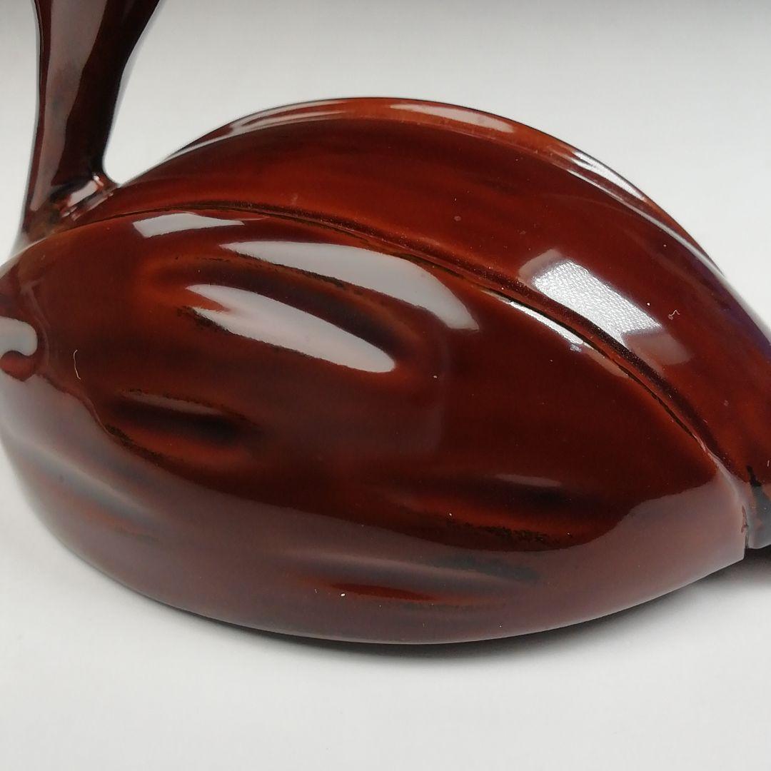 W13 香合 『輪島乾漆造り 鶴香合 壱』『塗師 川岸充雅 造』 共箱 茶道具