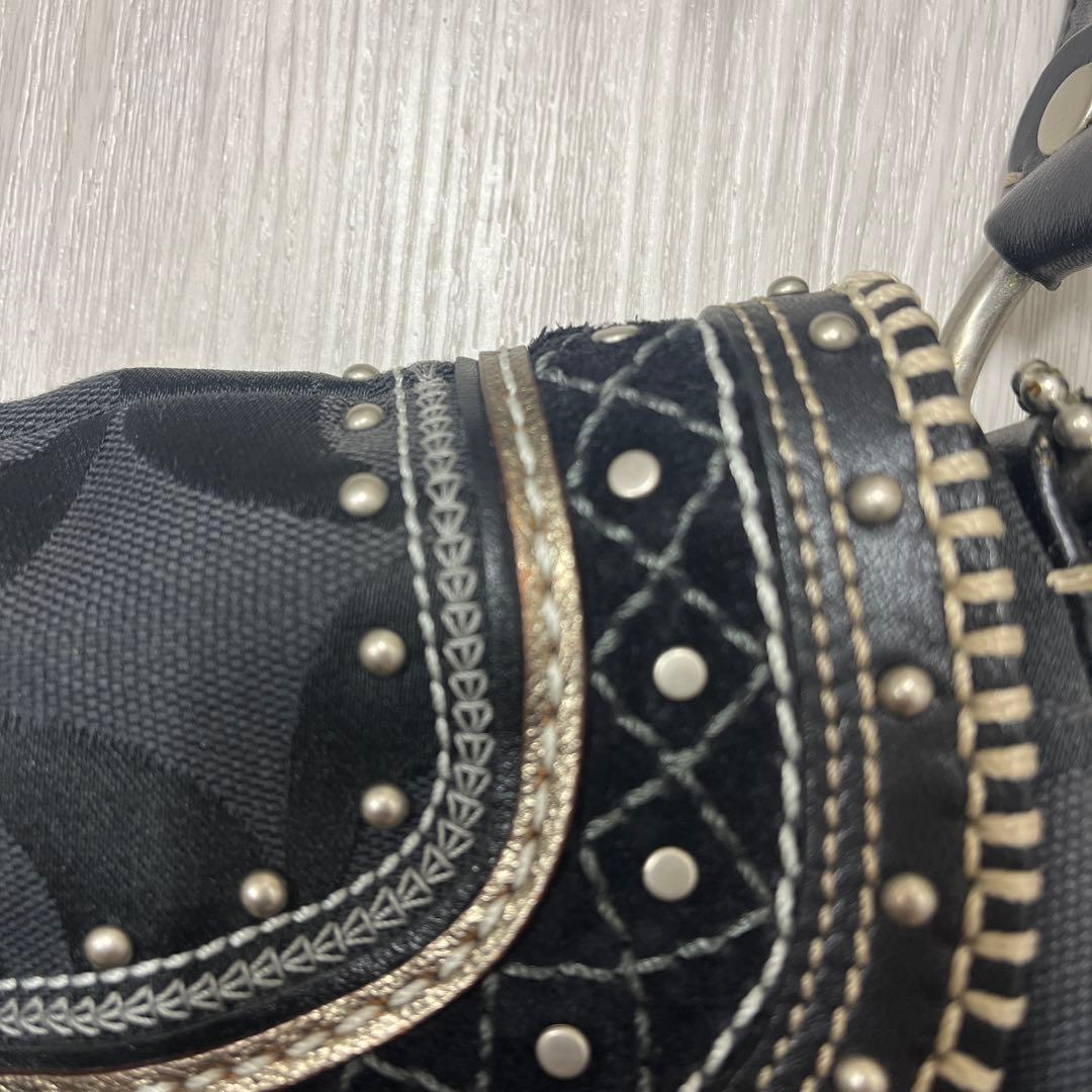 最終価格！コーチ1048ショルダーバッグ　ブラック