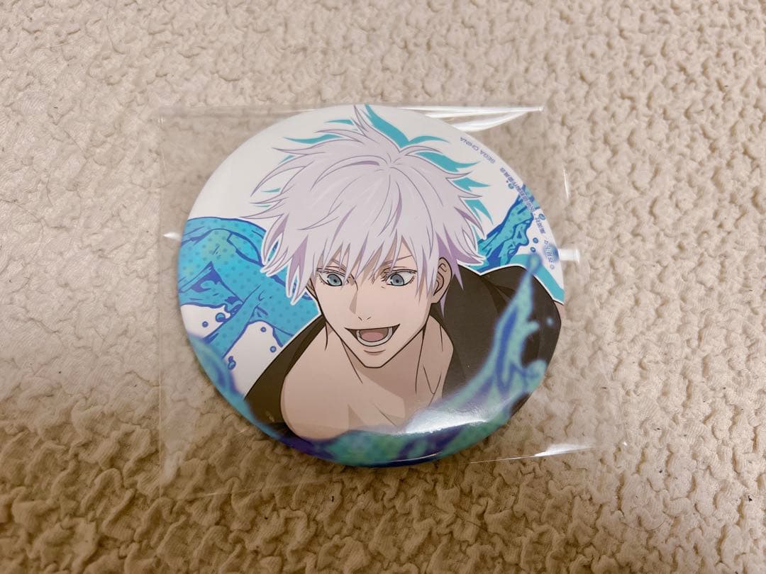 呪術廻戦 五条悟 セガラッキーくじ 缶バッジ SPLASH×BATTLE セガ