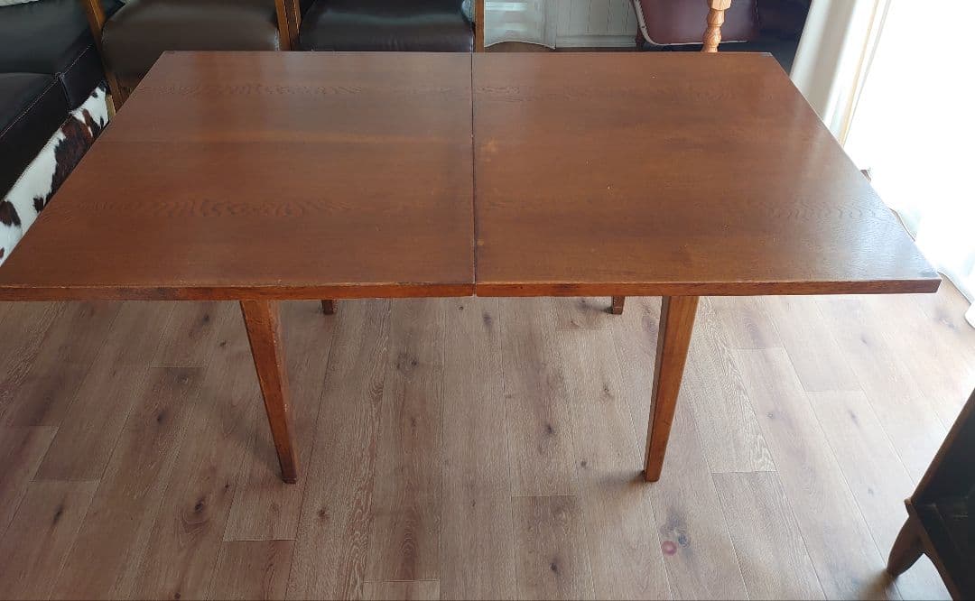 【直接受け渡し】 アンティーク伸長式ダイニングテーブル