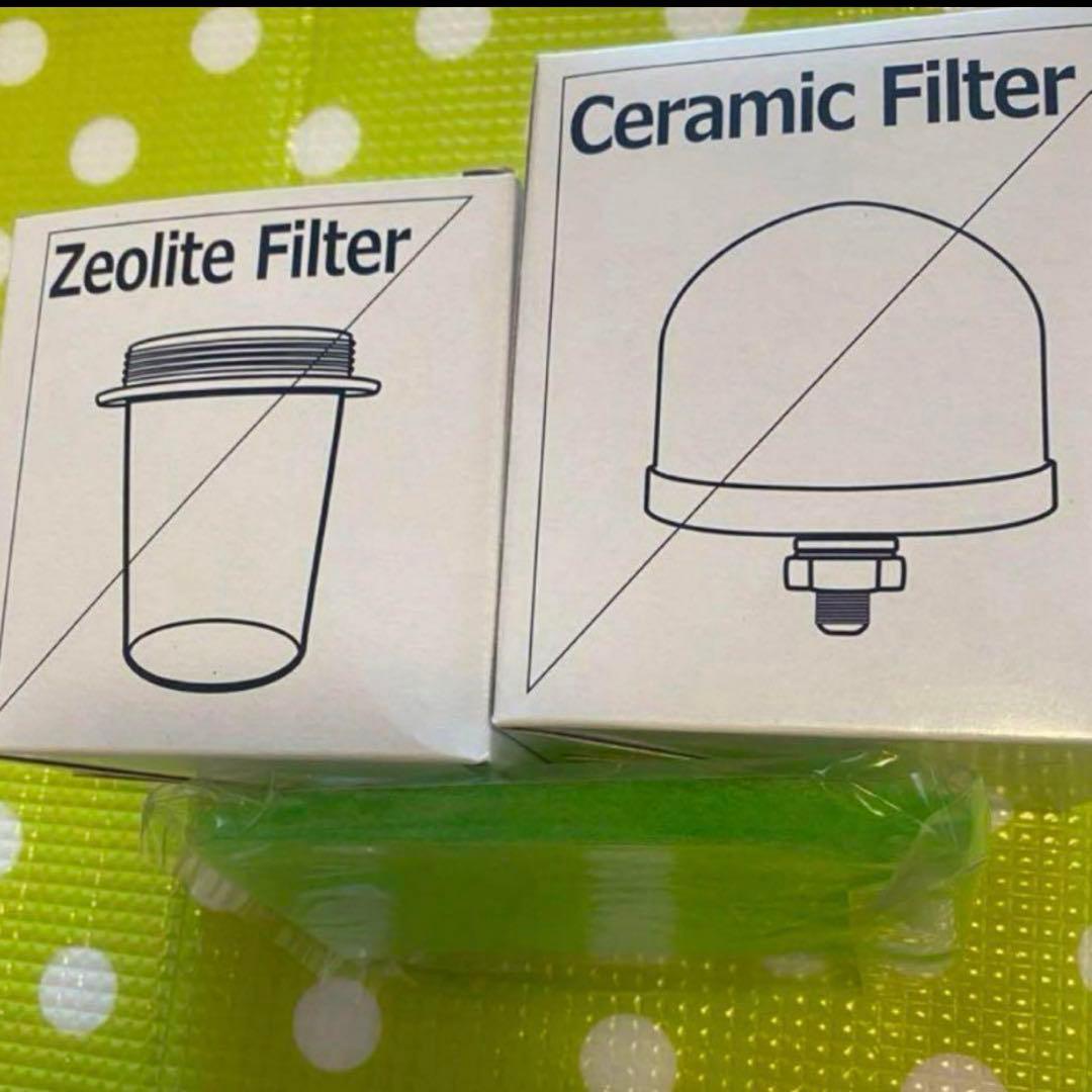 エコウォーターポタポタクラブNEWセラミックフィルターとゼオライト