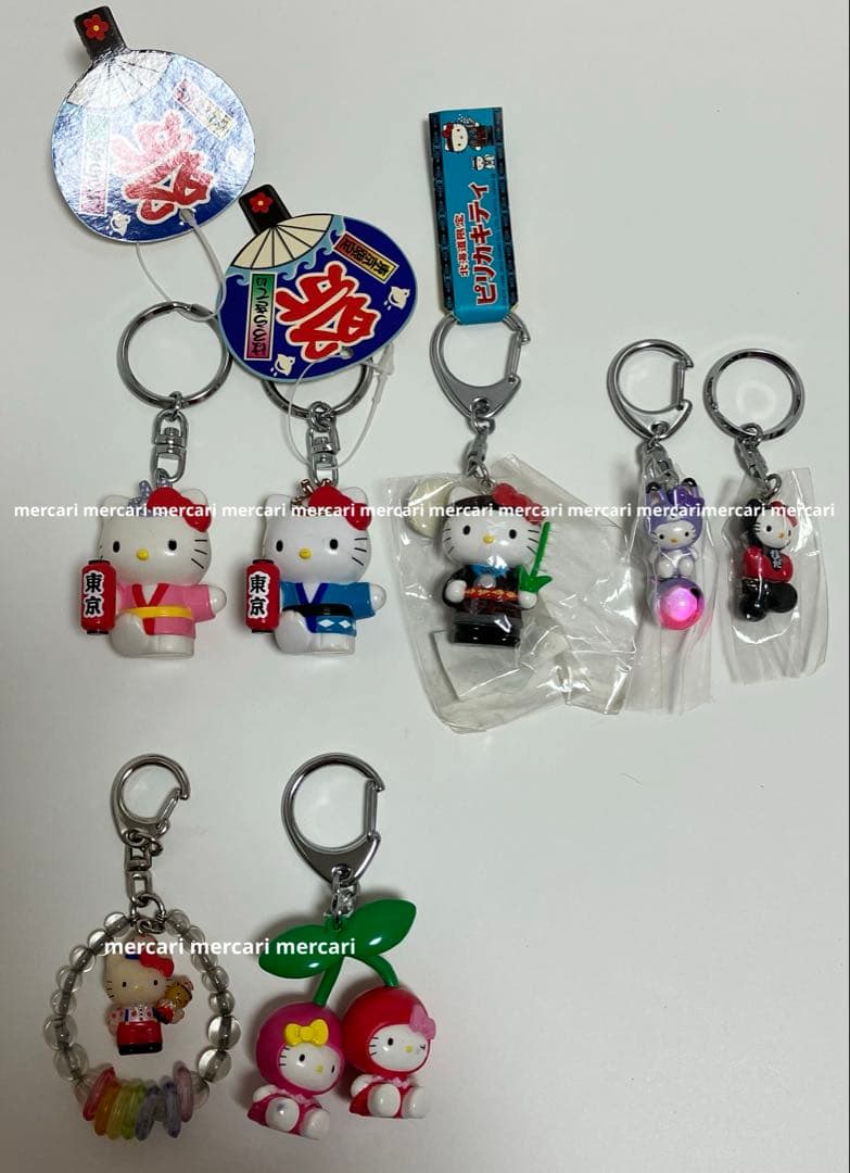 ご当地キティ 根付 ハローキティ ストラップ レア 貴重 レトロ 嶽本野ばら 他