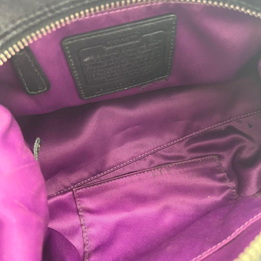 バッグ COACH Ashley Satchel Handbag Black y2k