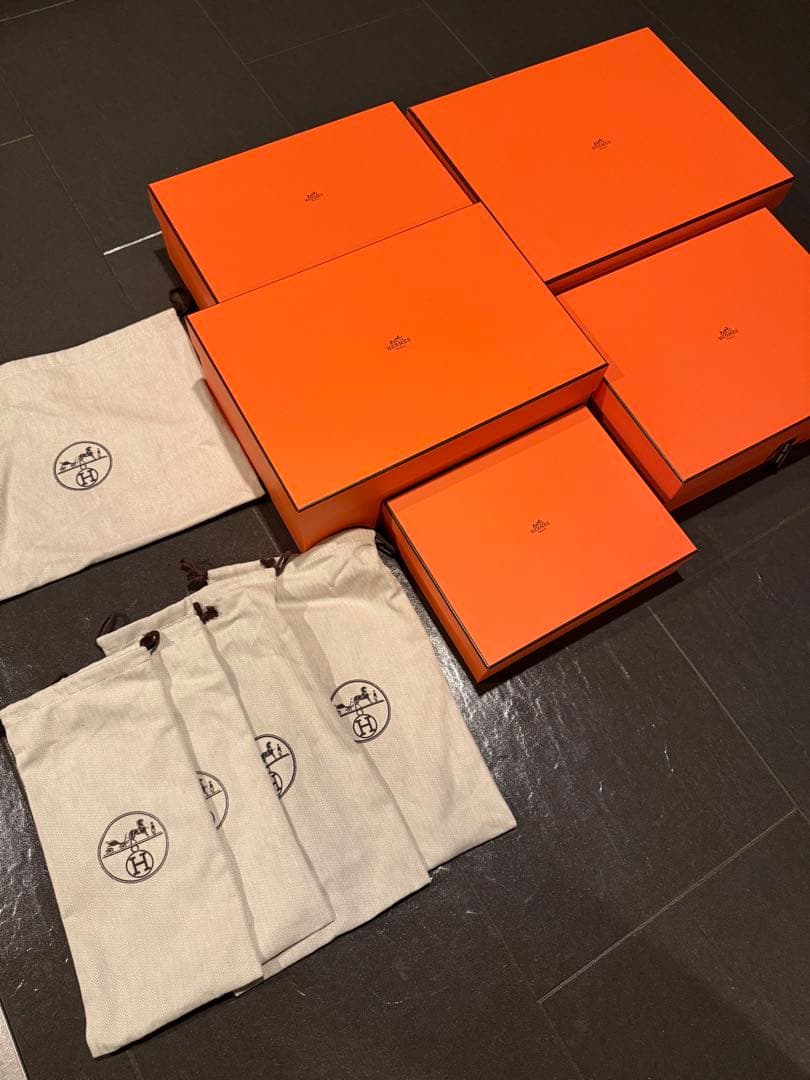 美品 エルメス空箱&保存袋セット