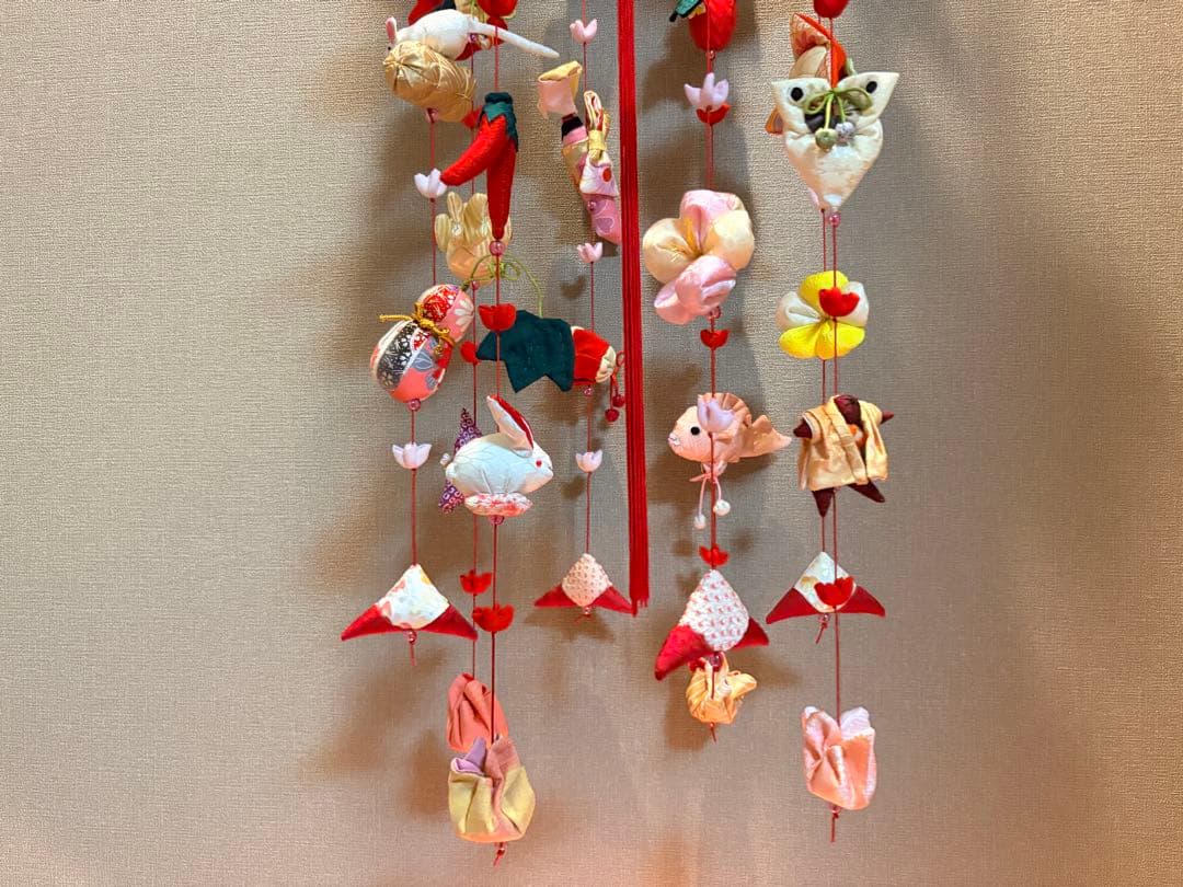 R・オーダー追加分作成中。豪華つるし雛No.177・ひな祭り・桃の節句