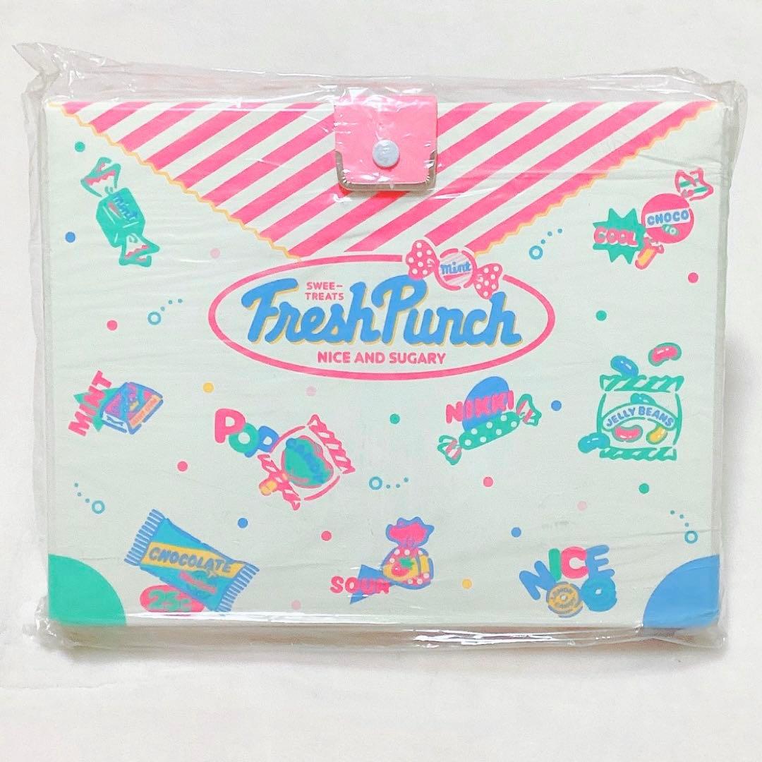 当時物1984年製 昭和 レトロ サンリオ フレッシュパンチ 紙製箱