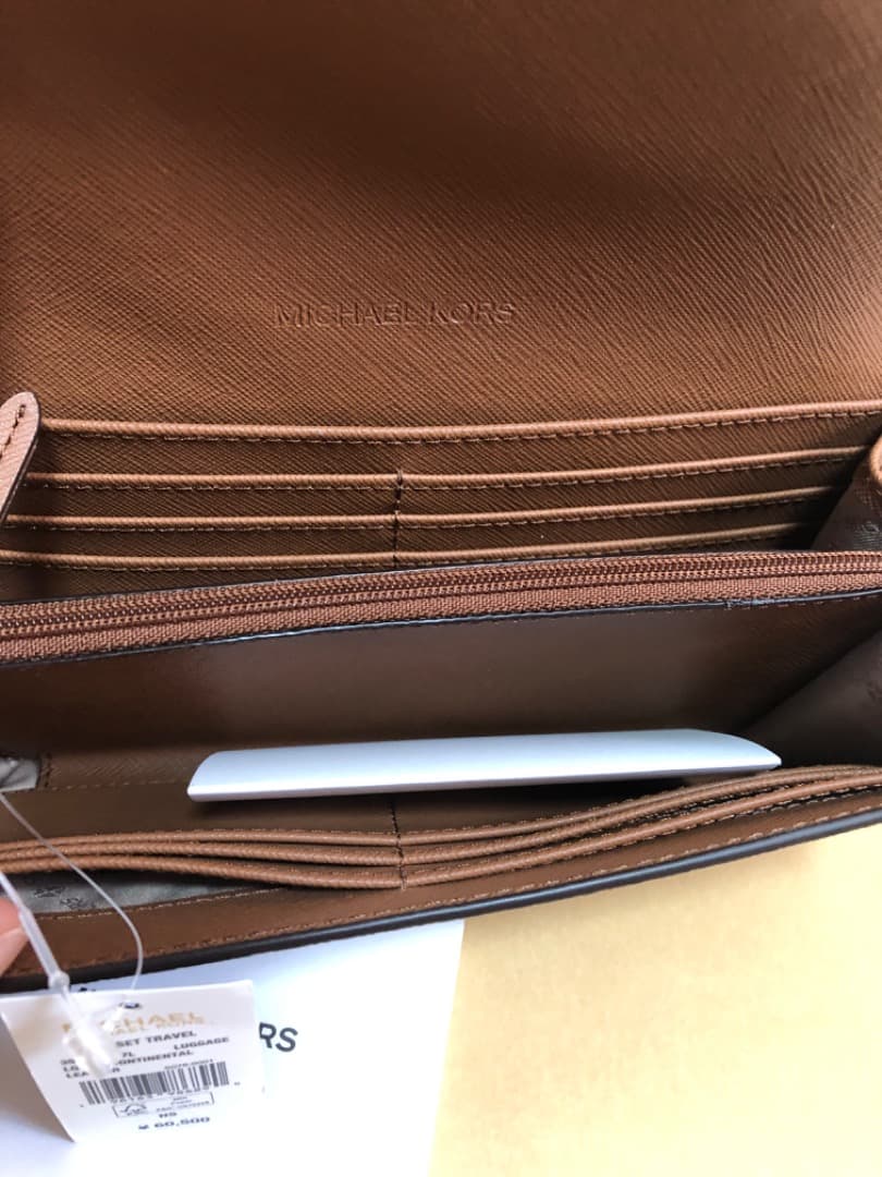 MICHAEL KORS ブラウン 三つ折り財布