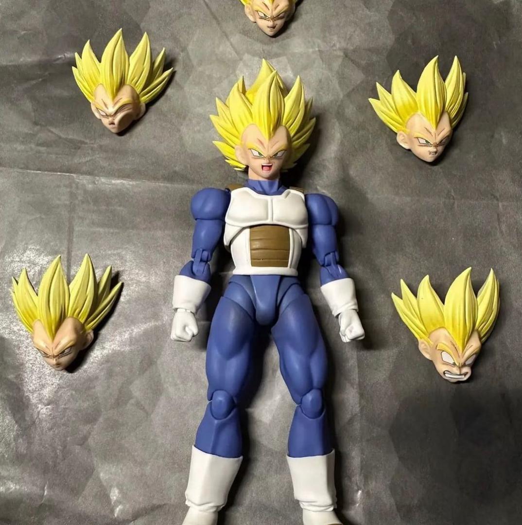 S.H.Figuarts ベジータ 同サイズ 改造ヘット 4種