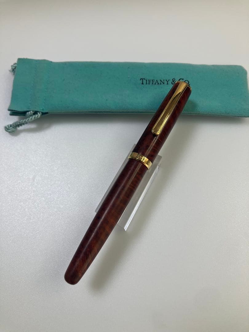 Tiffany　Diplomat　W-name ブライヤー　万年筆　B-nib 詳細ページ | 万年筆 ボールペンなど高級筆記具の販売・買取