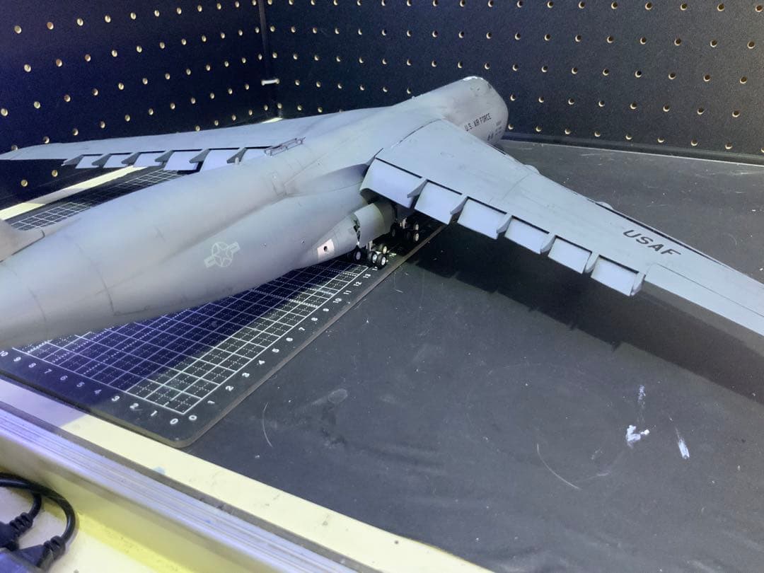 1/144スケールC5Bギャラクシー米軍大型輸送機