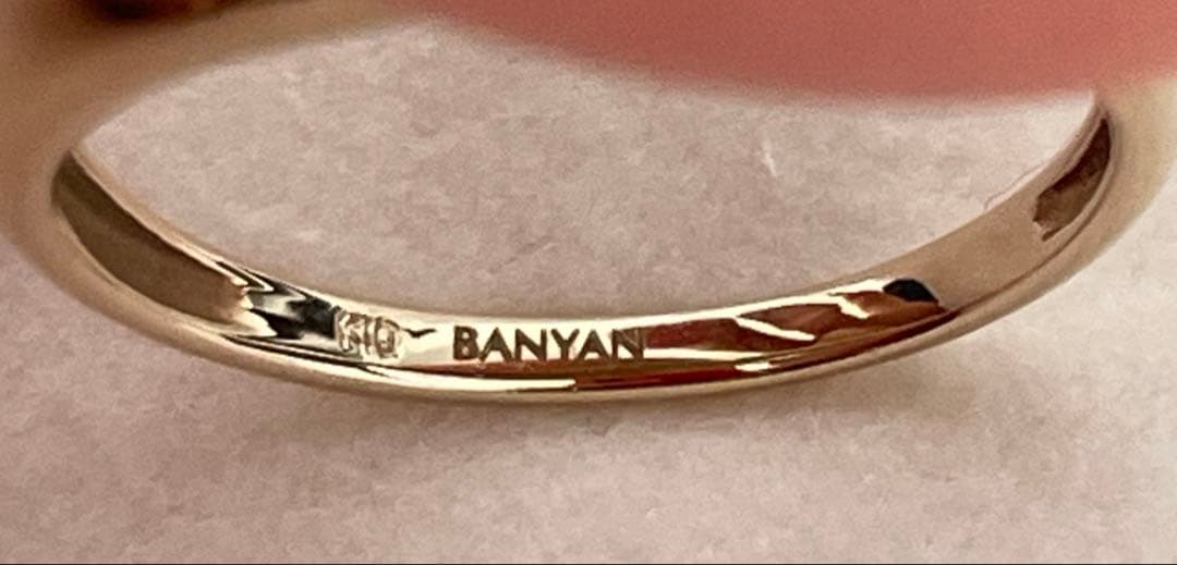 Banyan ドームリング ゴールド サイズ7