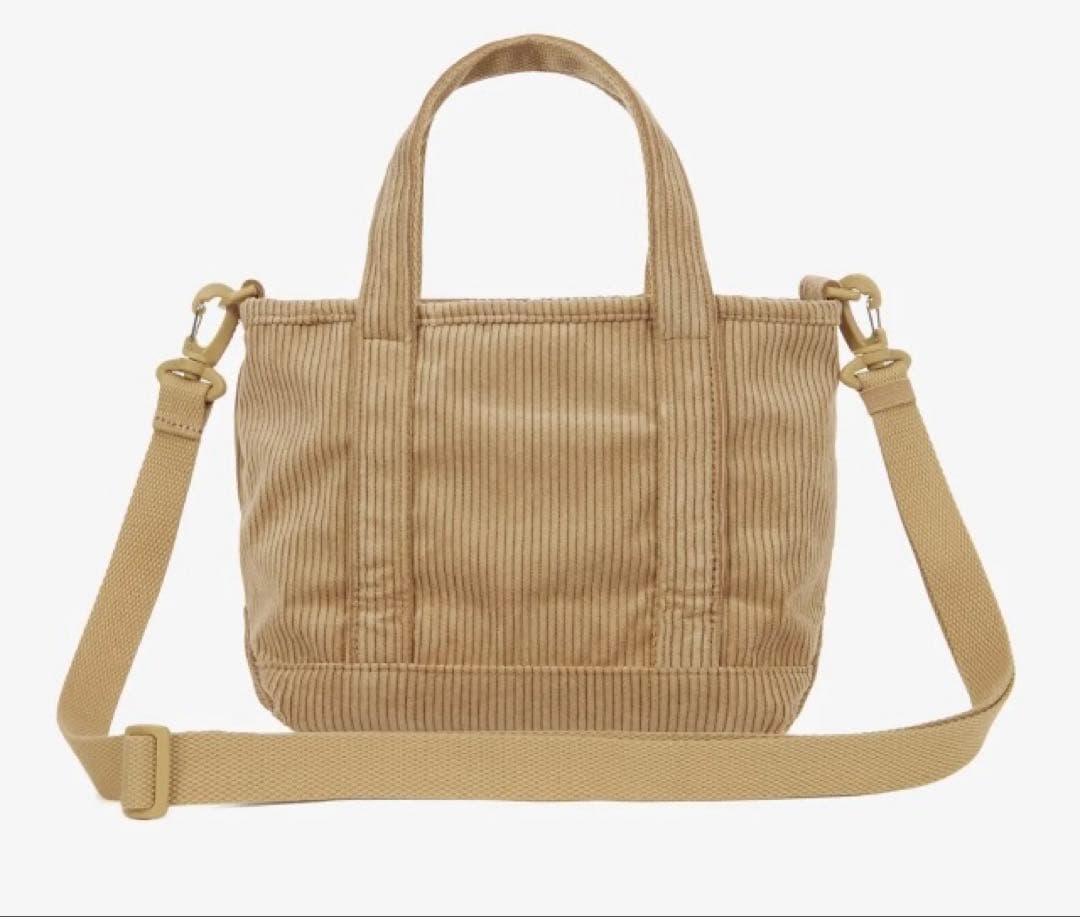 THE NORTH FACE コーデュロイ　ショルダートートバッグ ベージュ