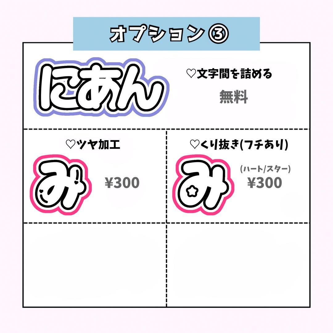 ハページ♡0126ネームボード うちわ文字 連結文字パネル オーダー