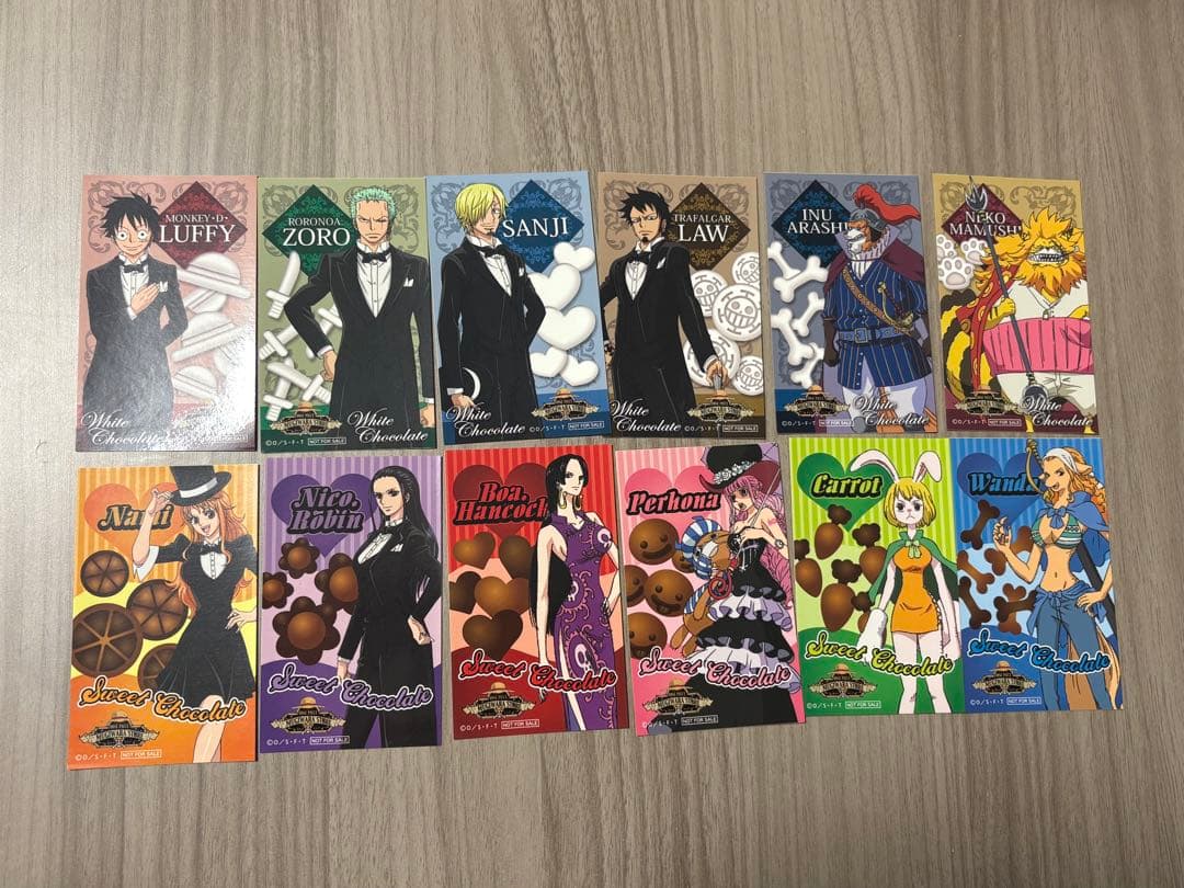 特典】麦わらストア バレンタインホワイトデー ステッカー全12種セット