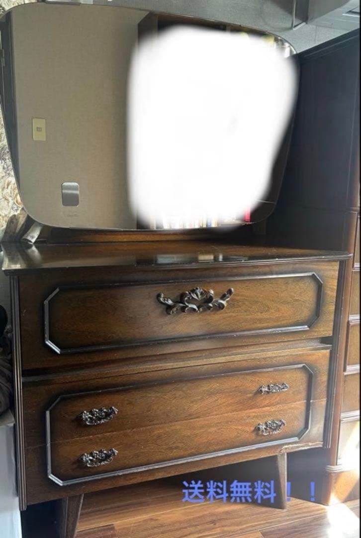 France Mirror フランスミラー ドレッサー ヴィンテージ家具 - メルカリ