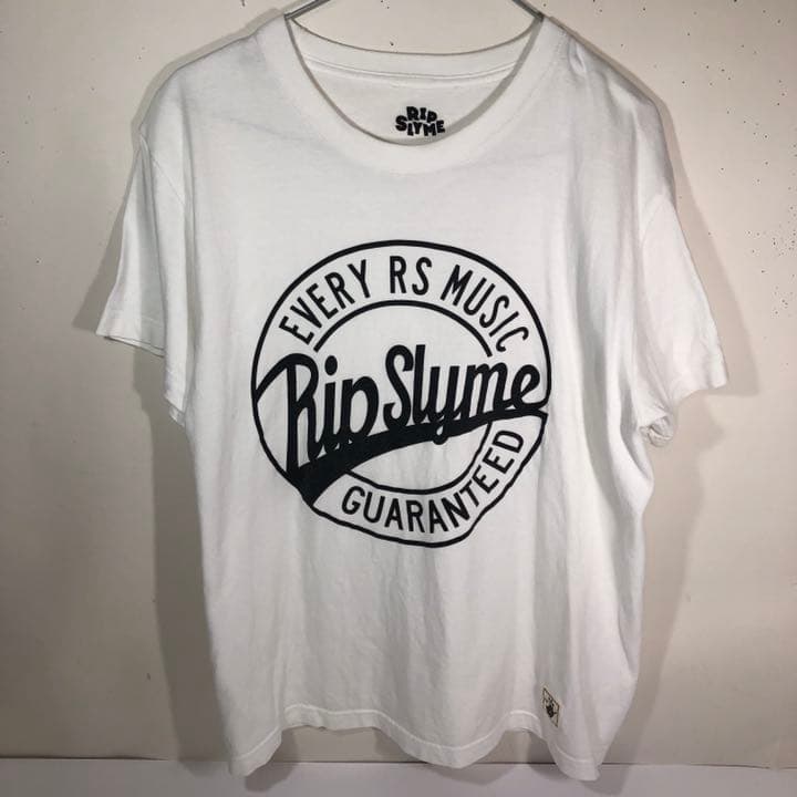 D2159☆RIP SLYME リップスライム Tシャツ ホワイト ロゴT - メルカリ