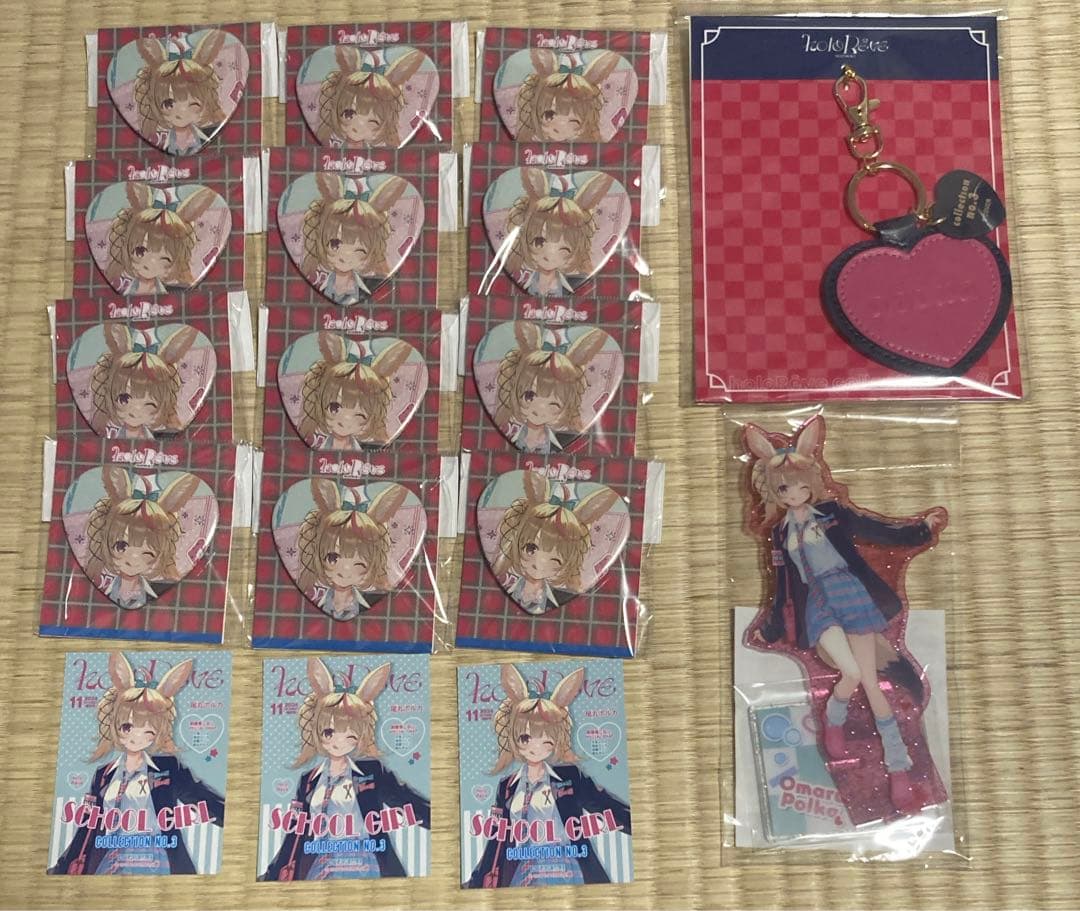 ホロライブ ホロレーヴ 缶バッジ アクスタ ミニカード 尾丸ポルカ ホロライブ ホロレーヴ 缶バッジ アクスタ ミニカード 尾丸ポルカ