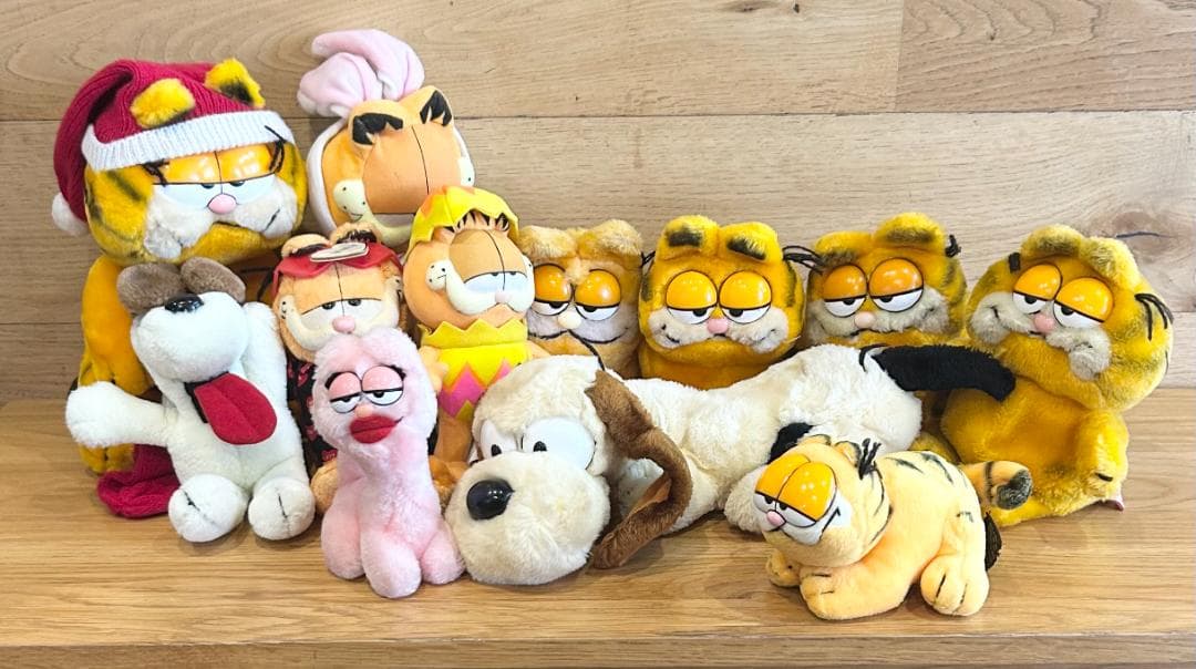 12点set ガーフィールド　ぬいぐるみ　ビンテージ　オーディ　アーリーン 12点set ガーフィールド ぬいぐるみ ビンテージ オーディ アーリーン