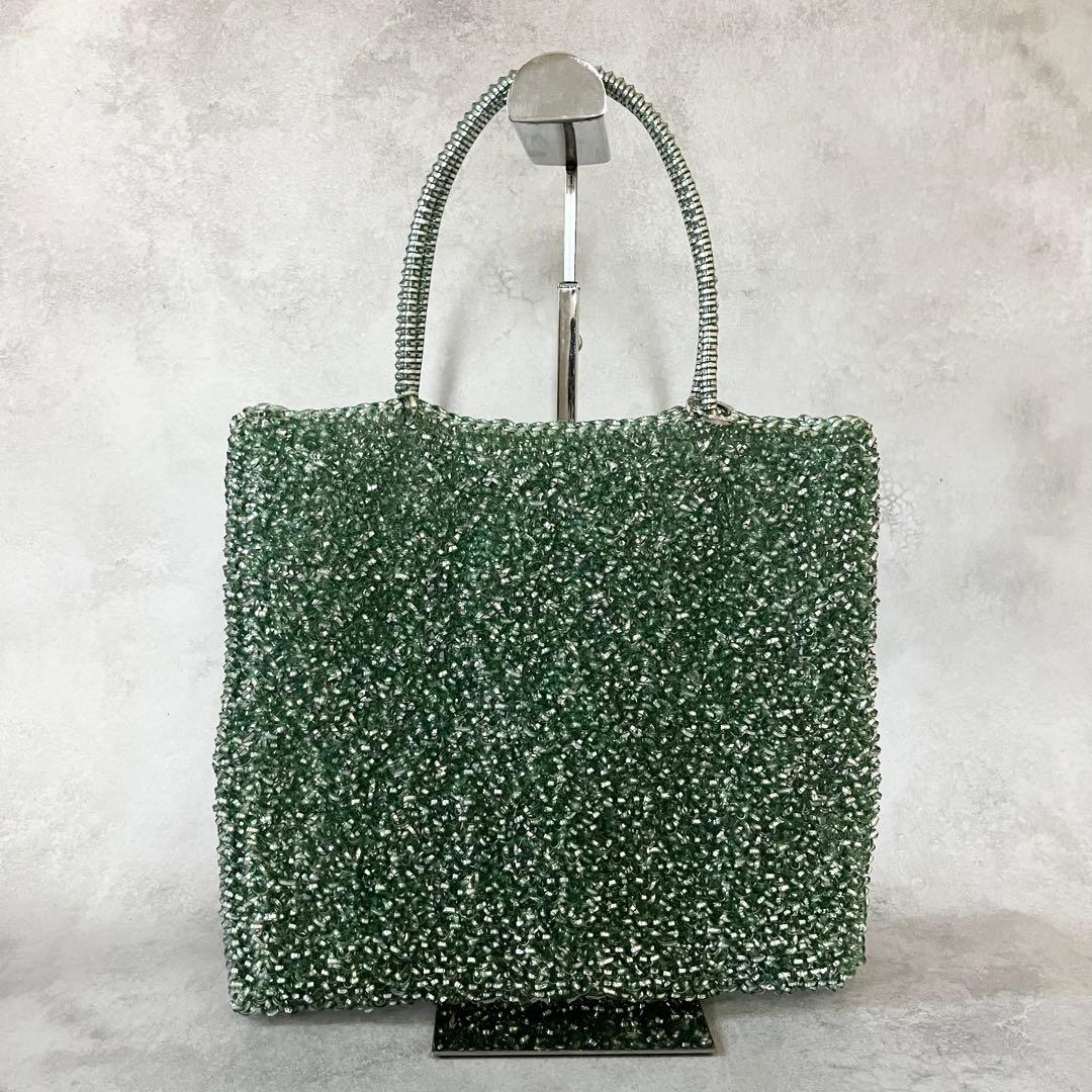 【未使用級✨】アンテプリマ　ワイヤー　インナーバッグ・保存袋×2付き　グリーン