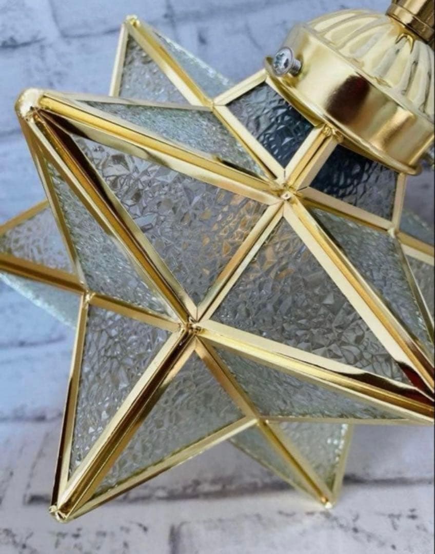 【新品未使用】ペンダントライト　ナイトライト　ルームライト　天井照明　星型