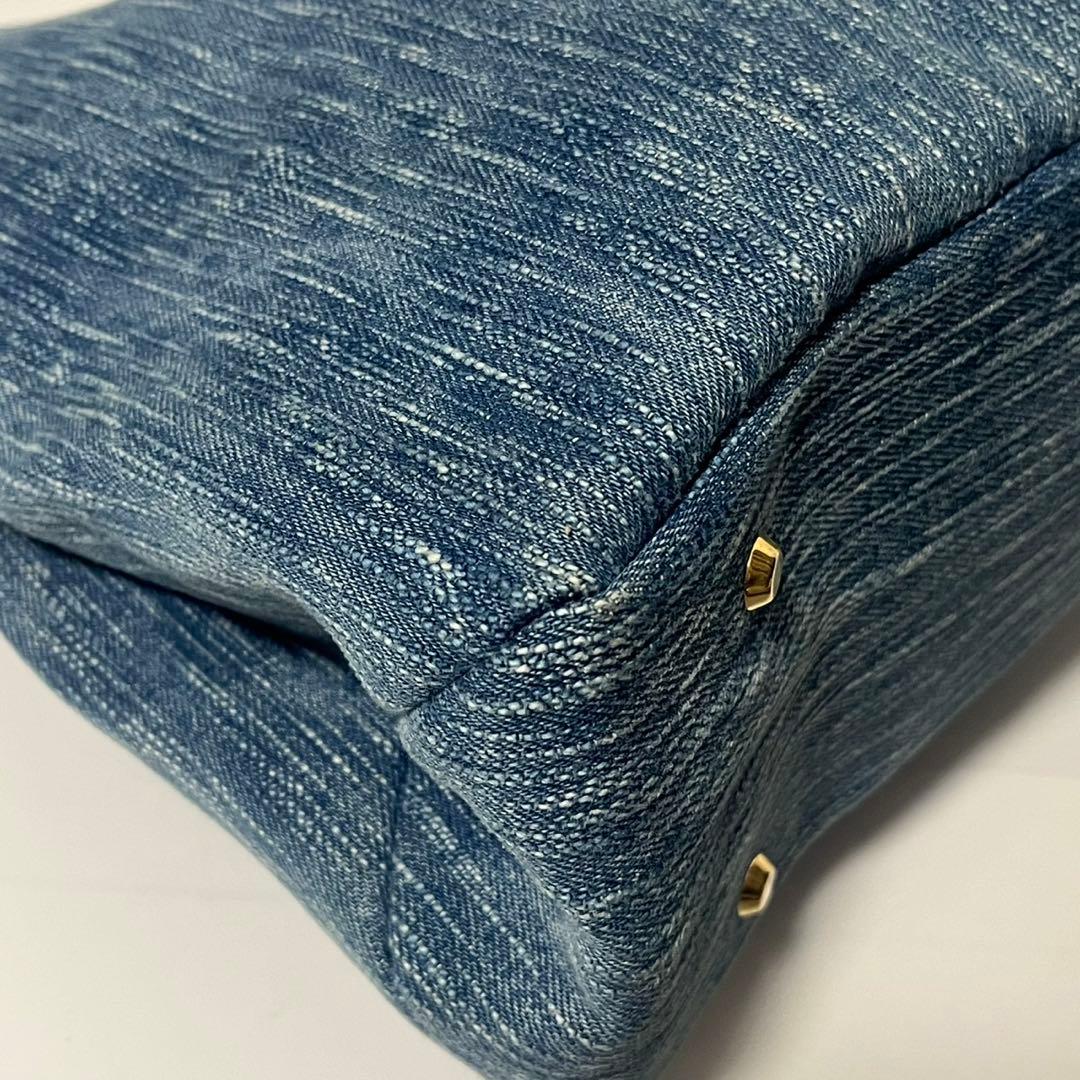 ✨未使用級✨　ATAO エルヴィ　ショルダーバッグ　デニム　ハンドバッグ