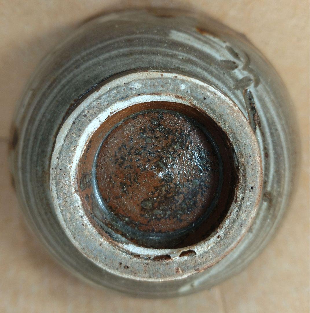 【本物保証】金城次郎 壷屋焼 ぐい呑 共箱 栞 人間国宝 壺屋焼 魚文ぐい呑