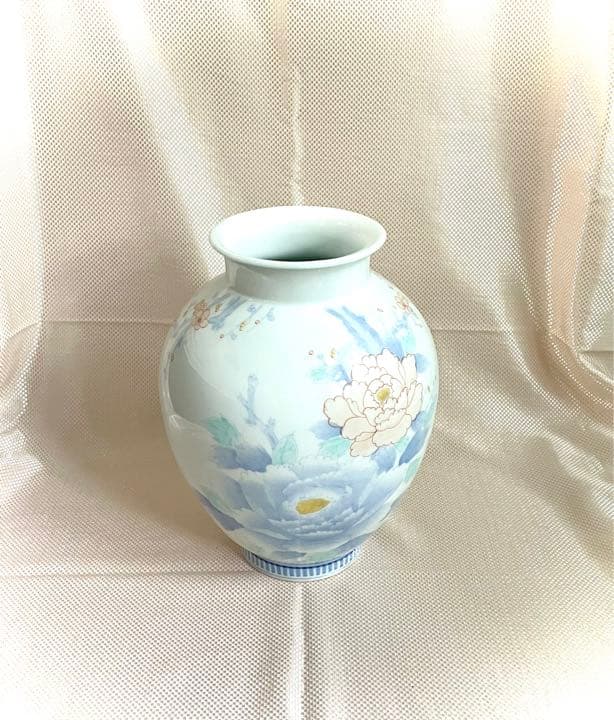 乾隆年製花瓶大清乾隆年製 花瓶 花器 置物 オブジェ 花柄 金彩 陶磁器