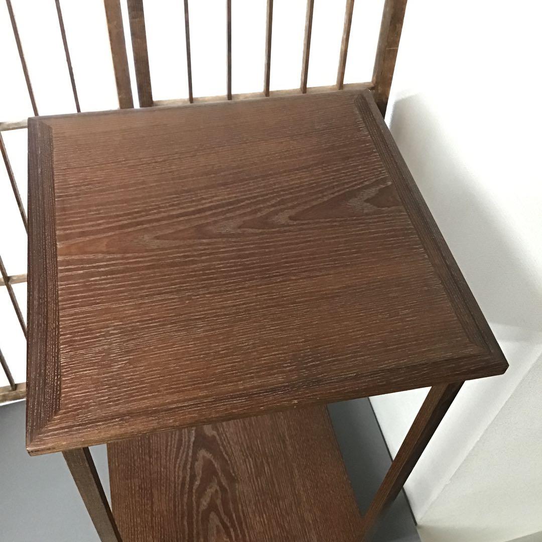 茶道具 棚 桑小卓 縦約275ミリ 横約275ミリ高約520