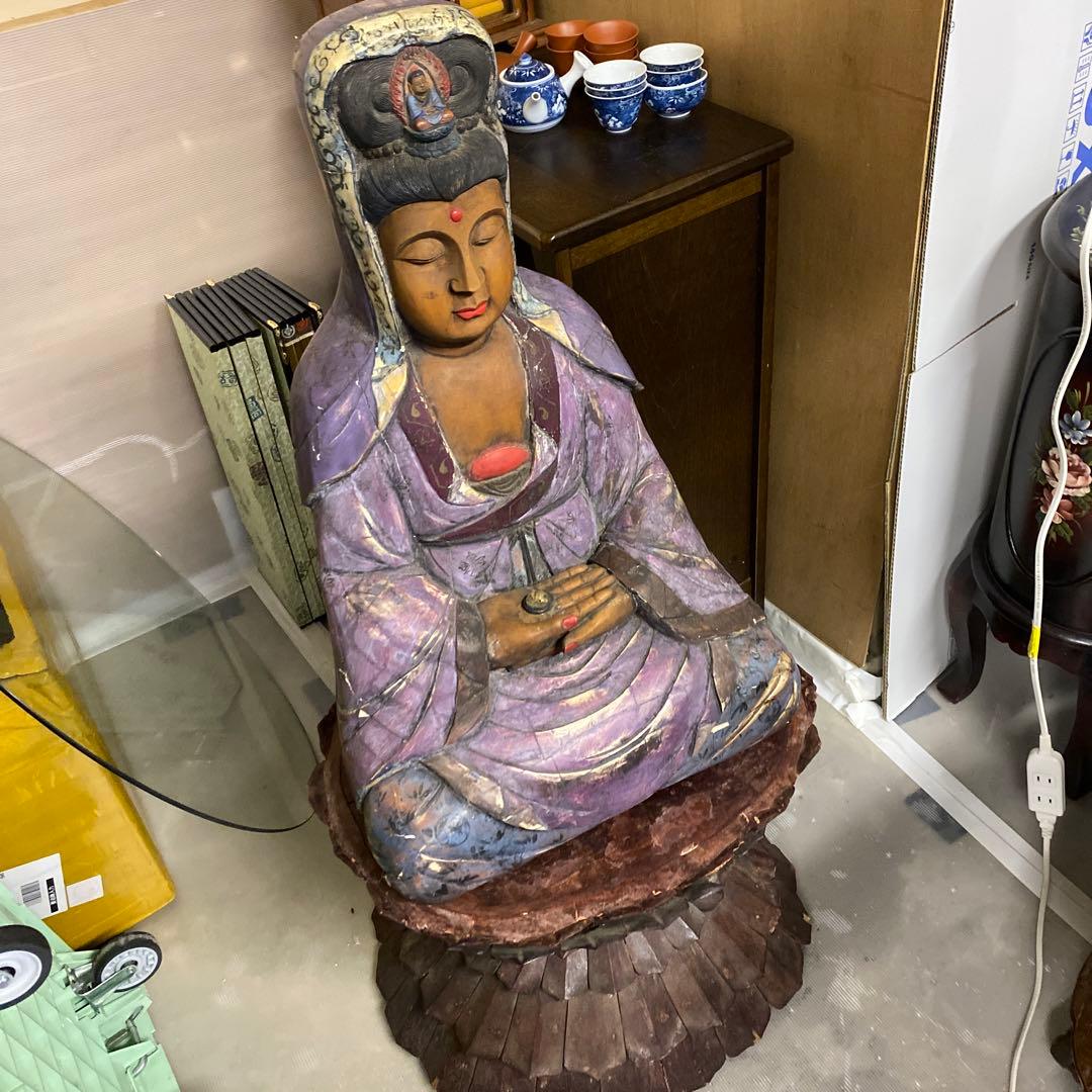 観音？仏像？骨董品、仏教、古美術、茶道具、茶器 購入 観音？仏像