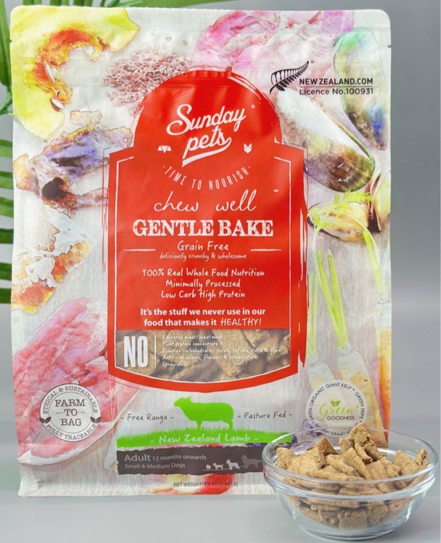 【新品】Sunday Pets ドッグフード ラムウィズトライプ5.2kg 楽天市場】サンデーペッツ ドッグフード ジェントルベイクグレイン