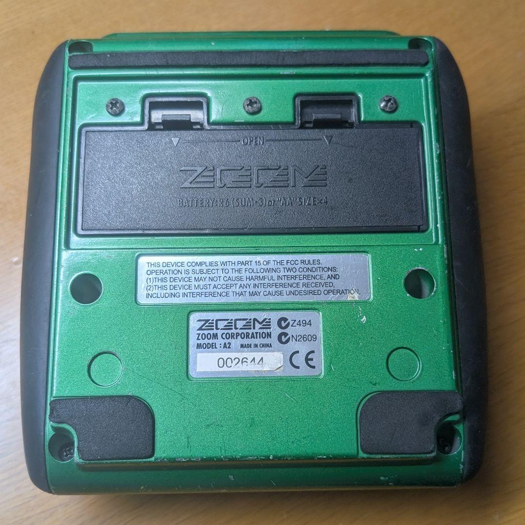 ZOOM A2 エレアコ用マルチエフェクター