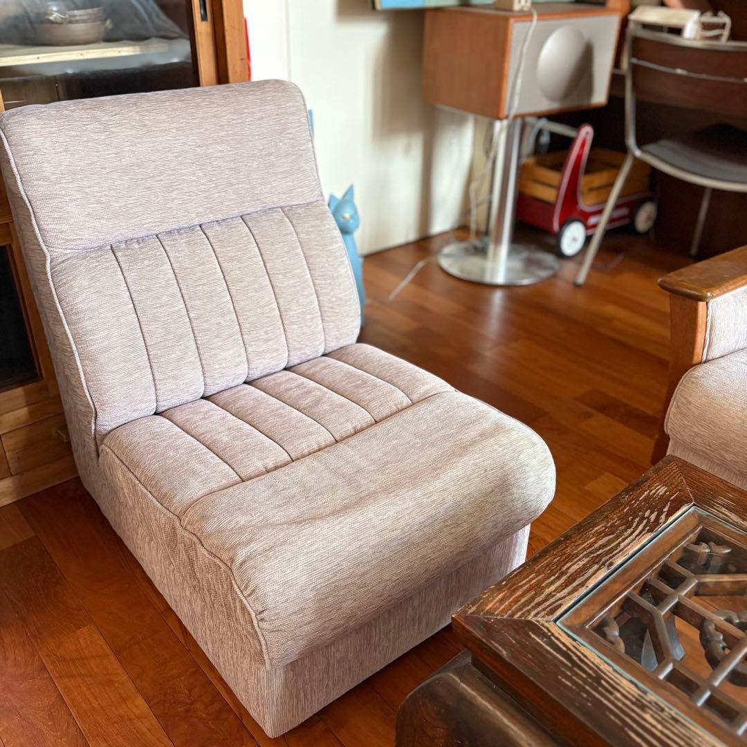 【送料無料】karimoku カリモク ソファ 3人掛け ビンテージ