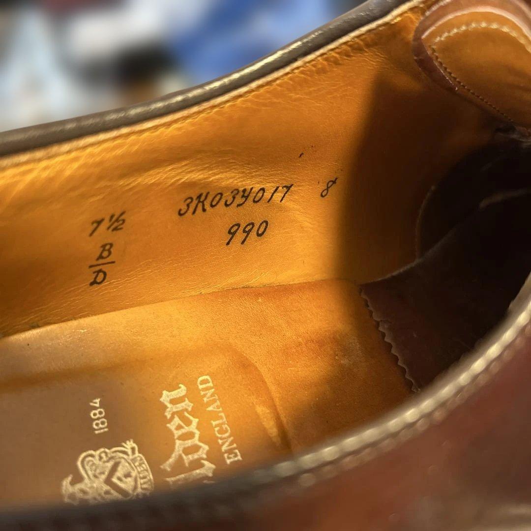 【限定値下げ】【美品】オールデン　Alden990 コードバン　バーガンディ