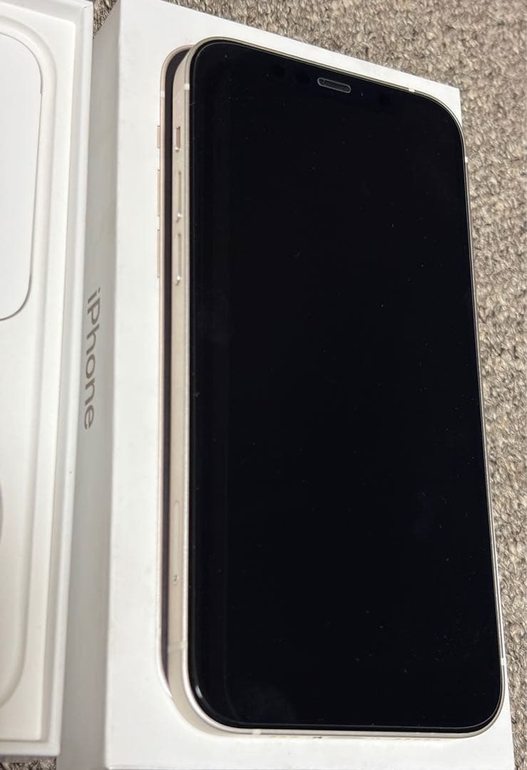 極美品】iPhone12 128GB 白 SIMフリー 純正バッテリー100%