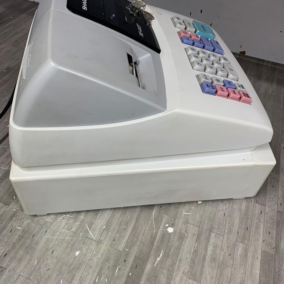 SHARP 電子レジスター XE-A127 店舗用品 レジ ドロワーキー無し