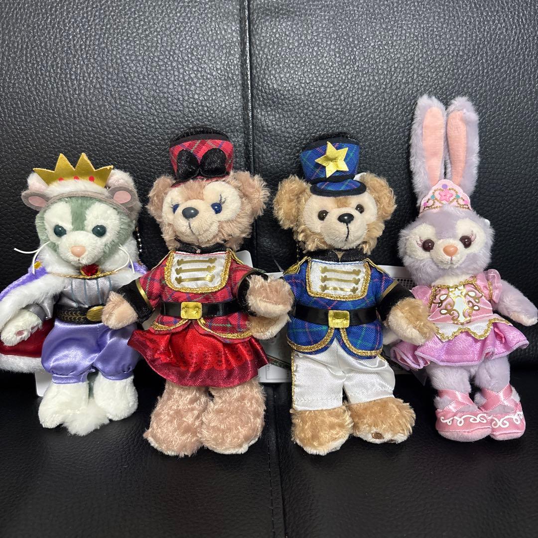 【新品タグ付】ダッフィー&フレンズNutcrabkerぬいは4体セット 新品タグ付】ダッフィー&フレンズNutcrabkerぬいは4体セット