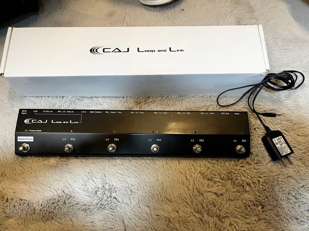 CAJ Loop and Link エフェクトスイッチャー スイッチャー】CAJ Loop and Link が進化。「Loop and Link Ⅱ」となり
