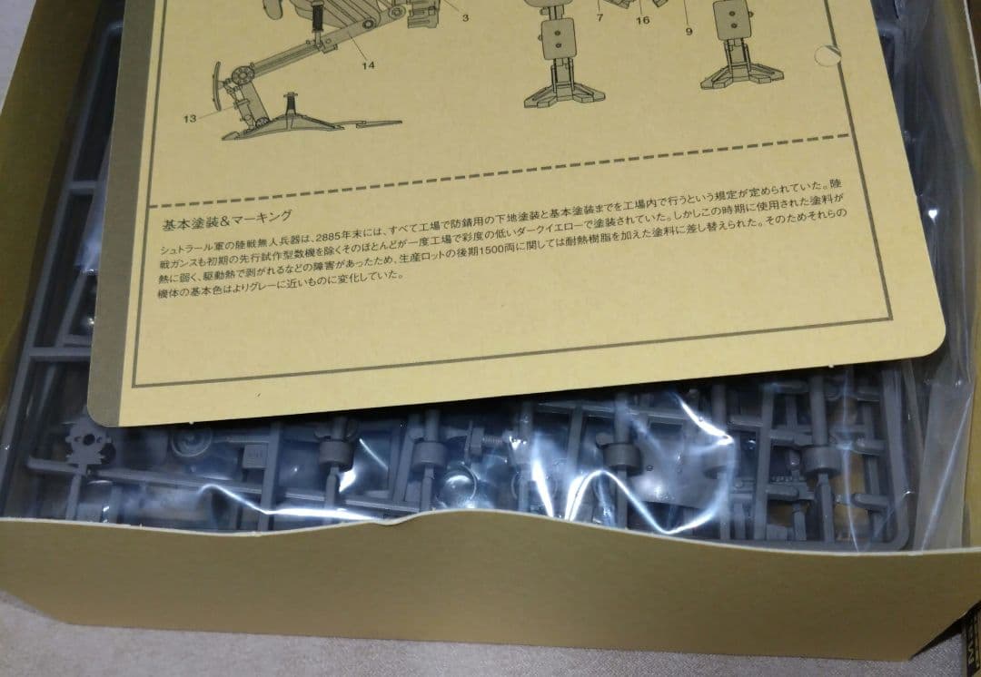 マシーネンクリーガー 陸戦ガンス (1/20スケールプラスチックモデル)