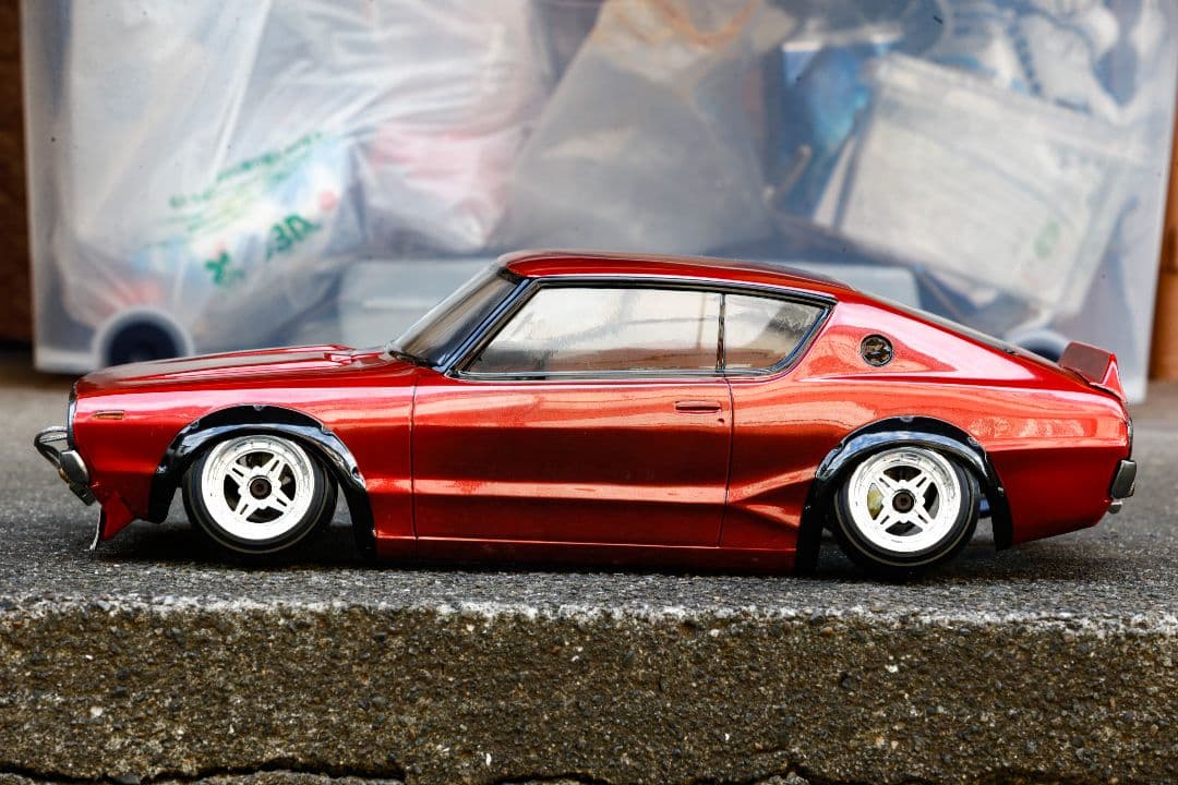 パンドラRC 日産 スカイライン 2000GT-R ケンメリ 塗装済みボディ