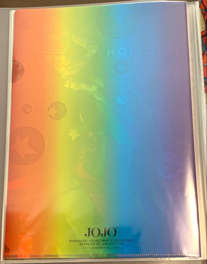 ジョジョの奇妙な冒険　原画展　クリアファイル１部〜８部