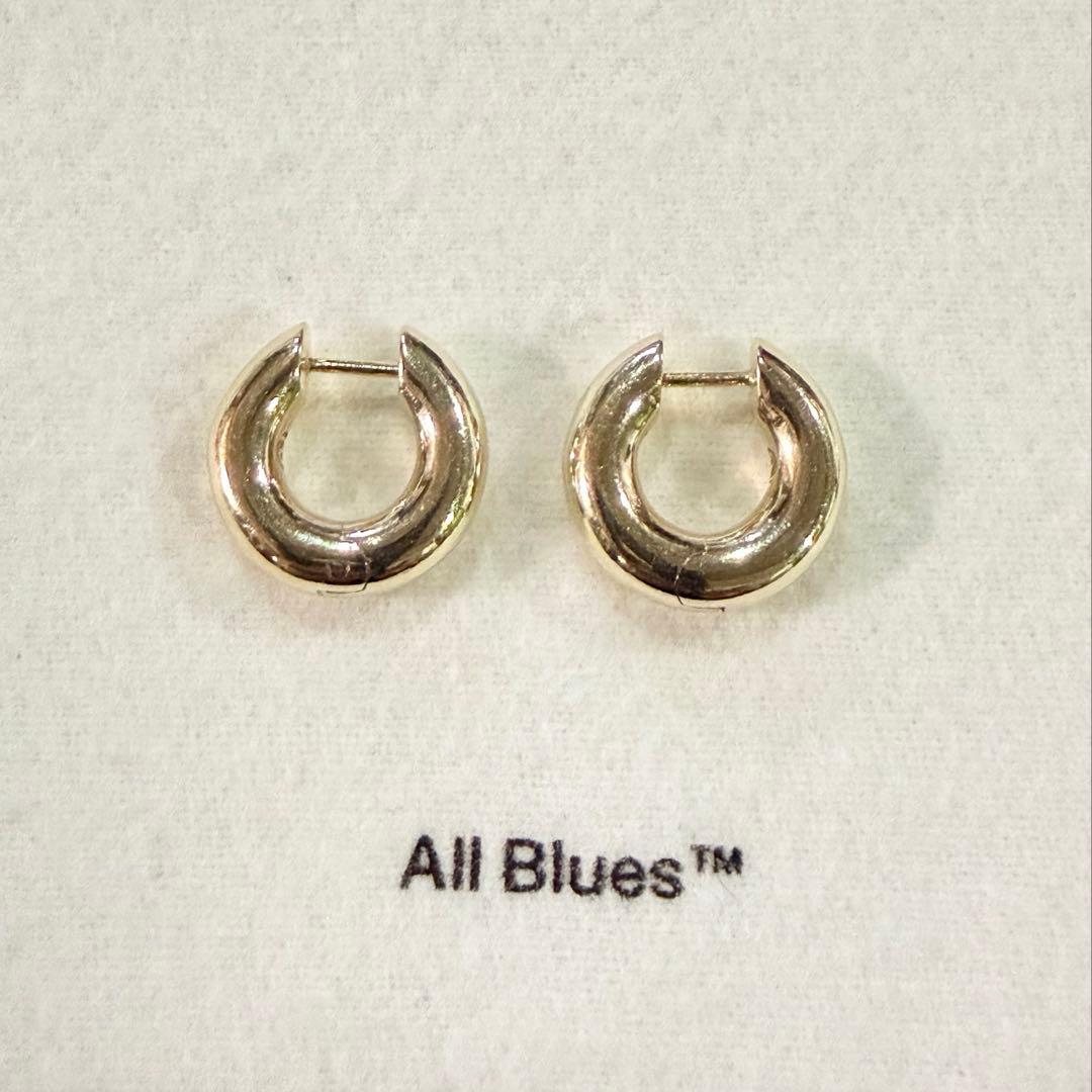 All Blues ピアス　Almost earrings silver 925 All Blues Almost Earrings Polished Silver Medium – Neighbour
