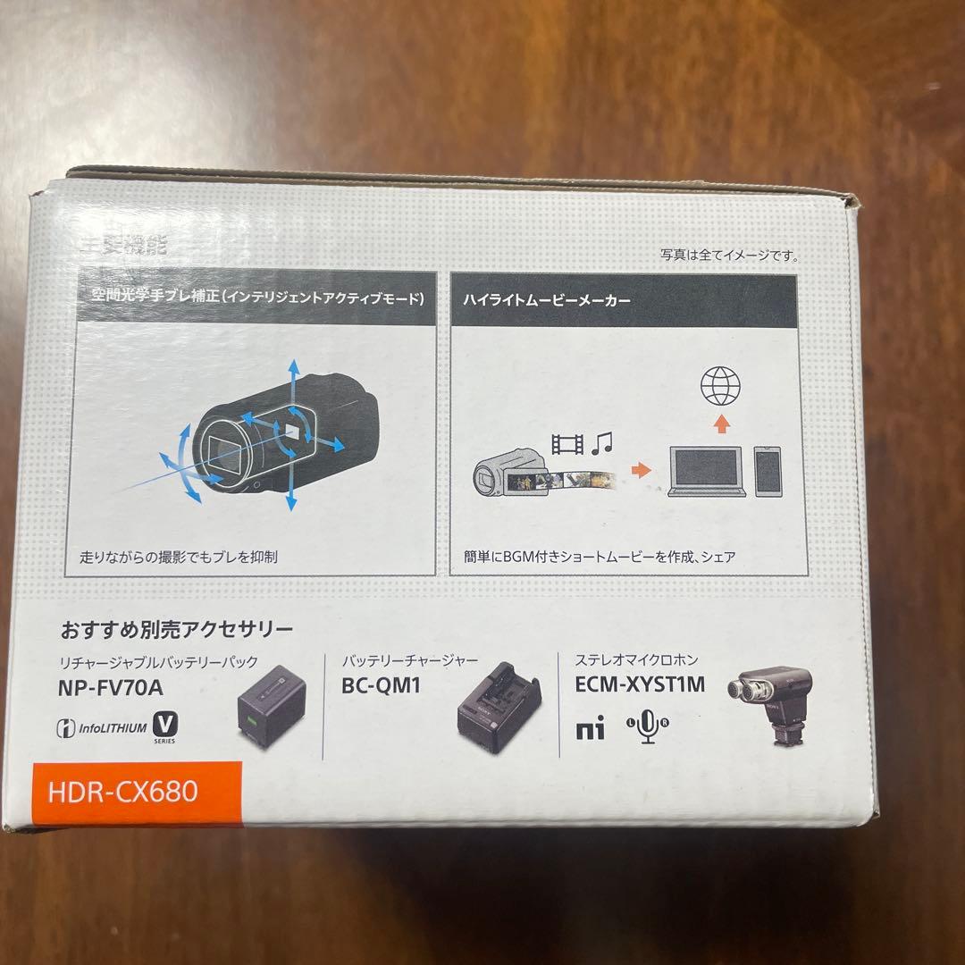 SONY HDR-CX680 ハンディカム ソニー ビデオカメラ 2024年製
