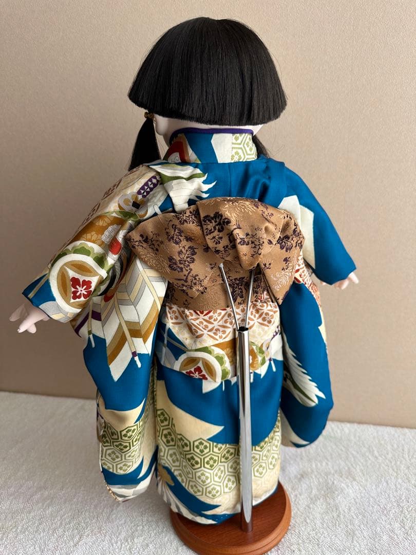 市松人形☆京人形細工司 伊東久重☆可愛い前掛け