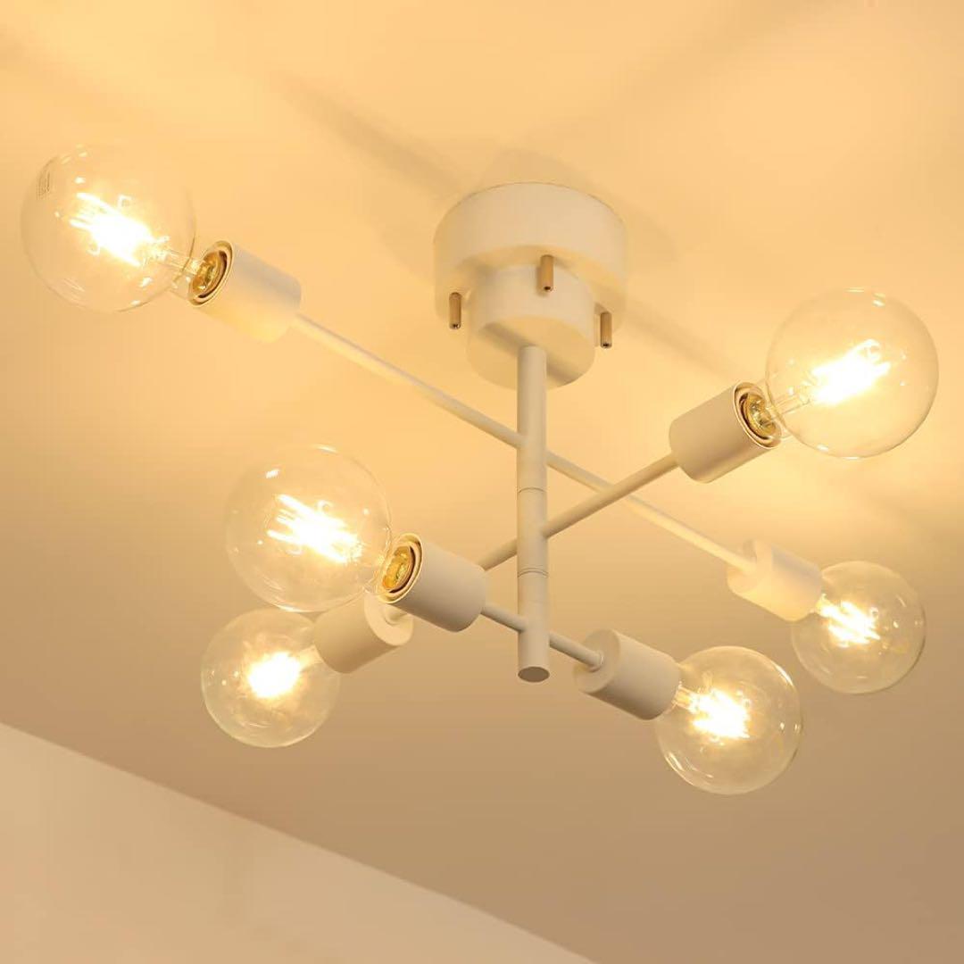 シャンデリア シーリングライト 6灯 E26 ペンダントライト 北欧 おしゃれ シャンデリア ペンダントライト 北欧 シーリングライト おしゃれ 吊り