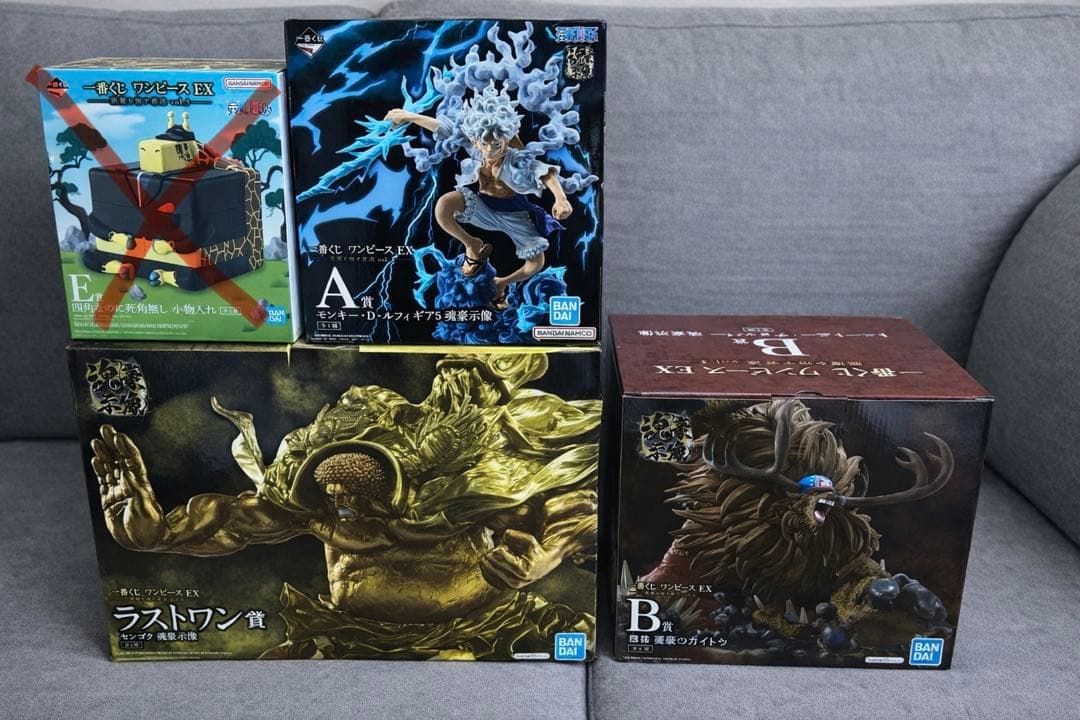 ワンピース 一番くじEX 魂豪示像 悪魔を宿す者達 A B ラストワン